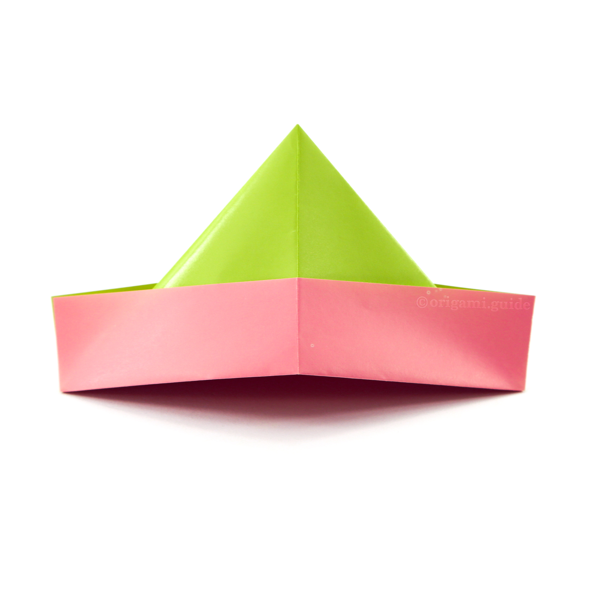 easy origami hat tutorial 00