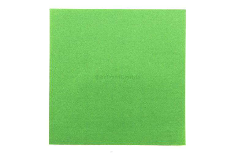 2. This is the back of the paper, usually white. This will be the colour of the lower section.
