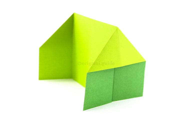 11. You have just completed the easy origami house!