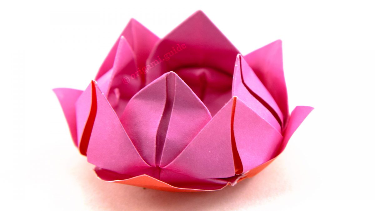 How To Make An Origami Lotus Flower