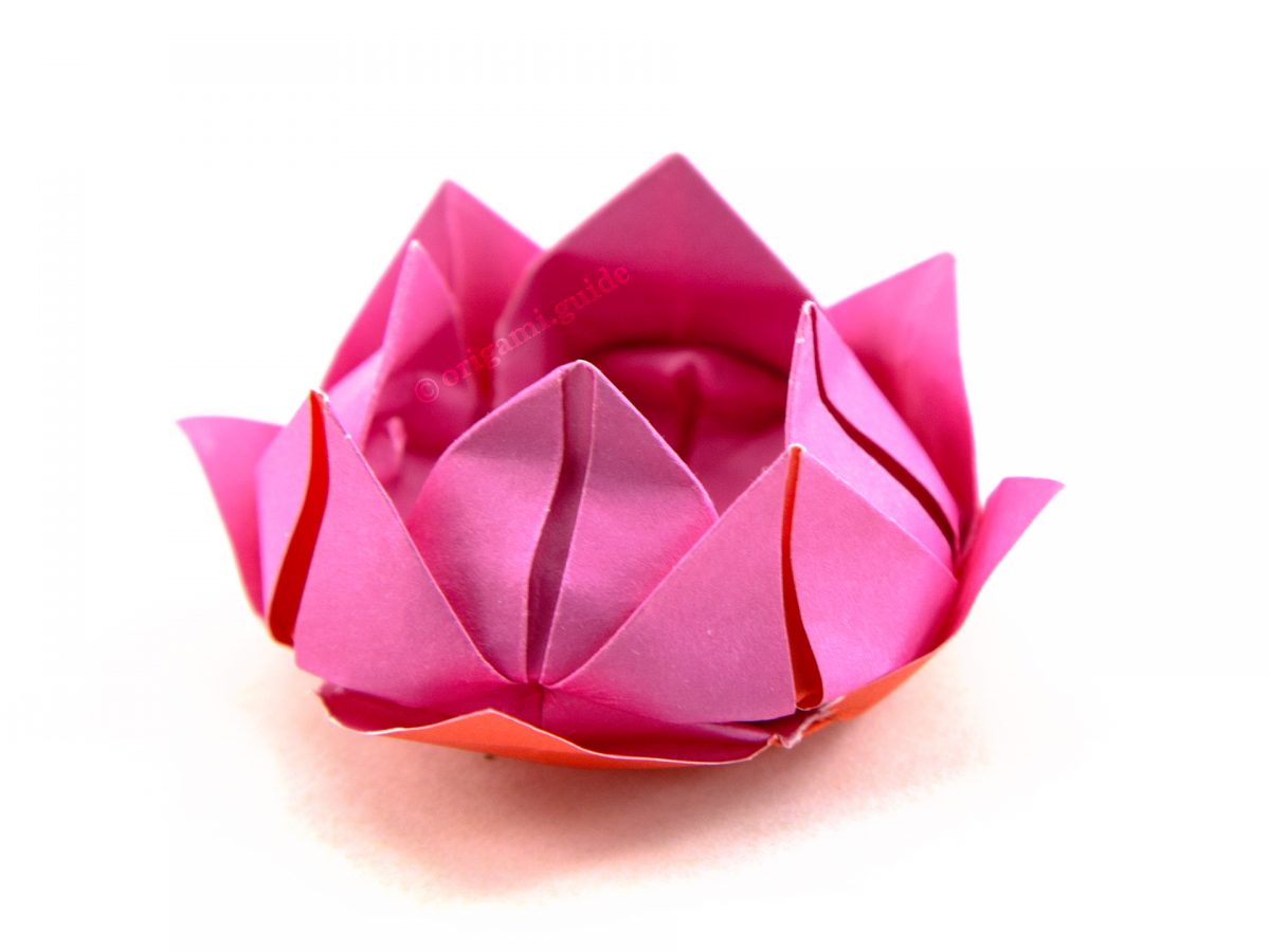 how to make origami flower bouquet step by step
