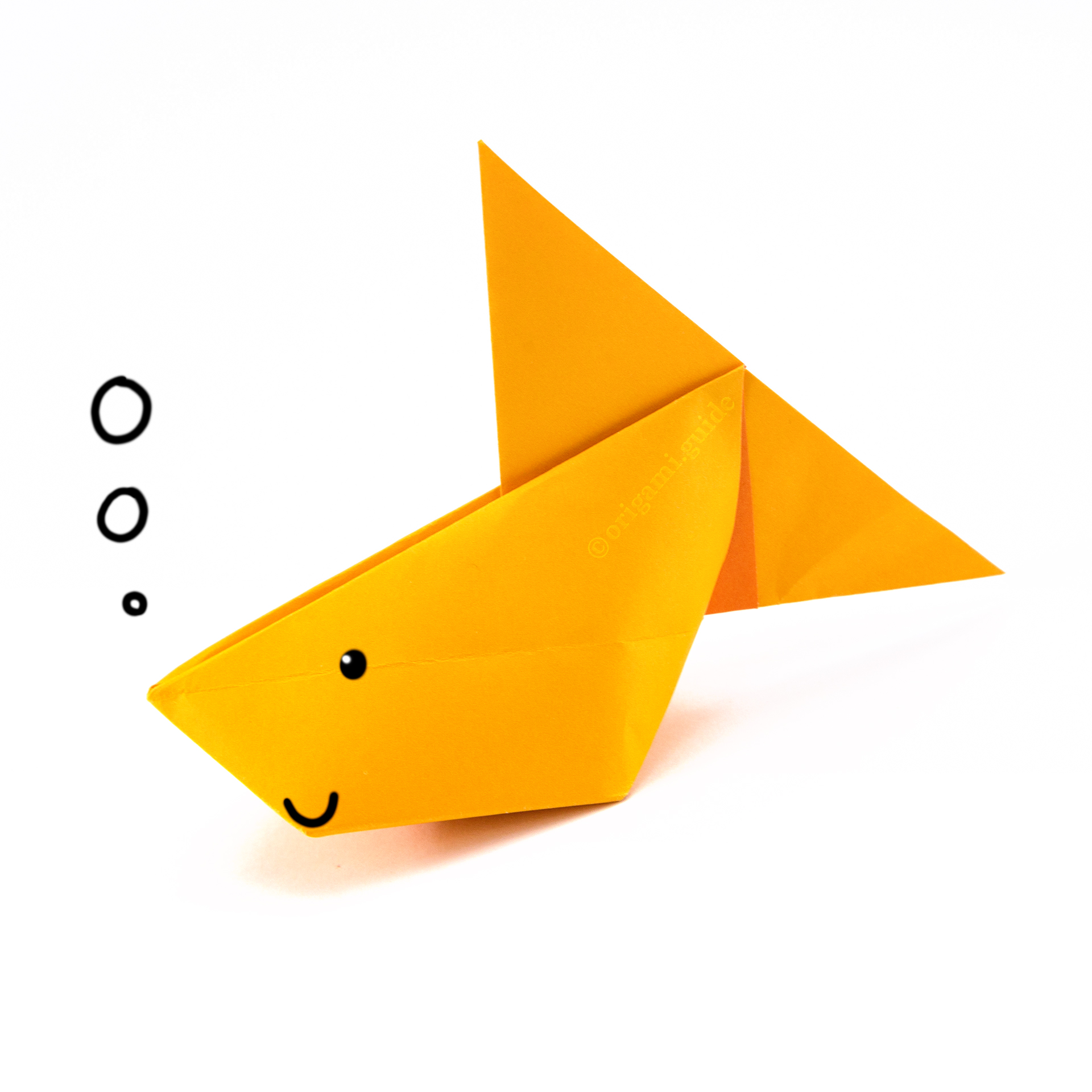 inflatable origami fish tutorial 00