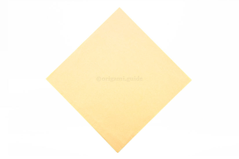 2. This is the back of the origami paper, the sails will be this colour.