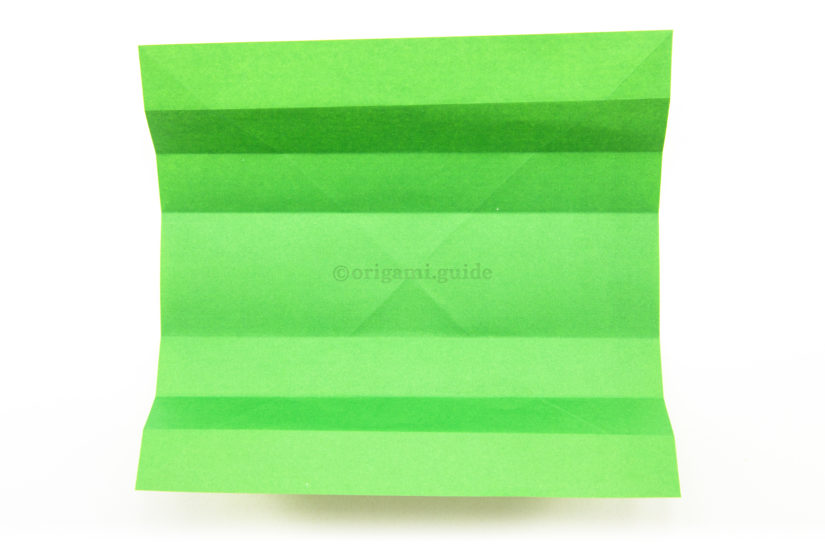 10. Unfold the paper completely.