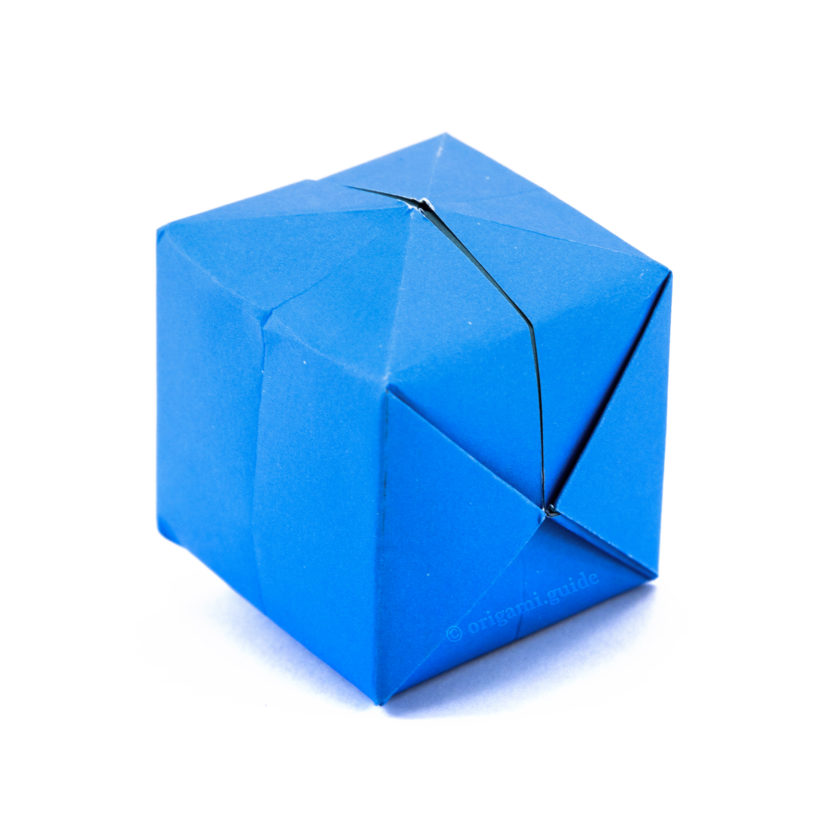 origami water bomb tutorial 00