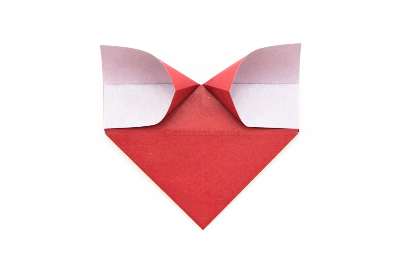 16. This is what your origami heart should look like now.