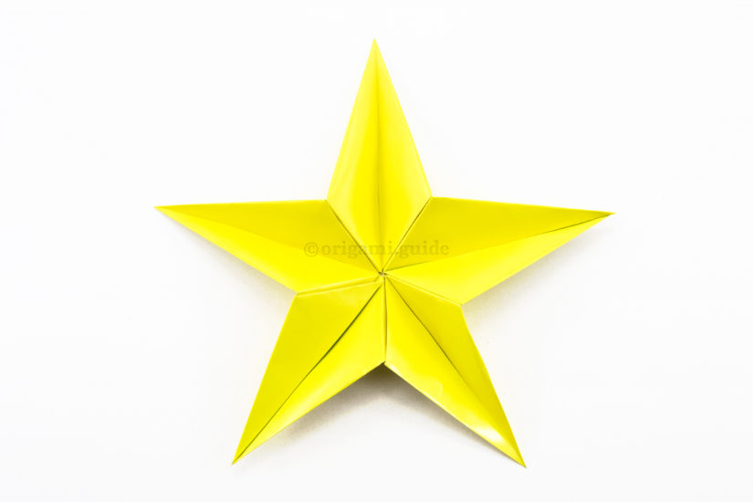 19. Continue to attach them together still your star is complete!