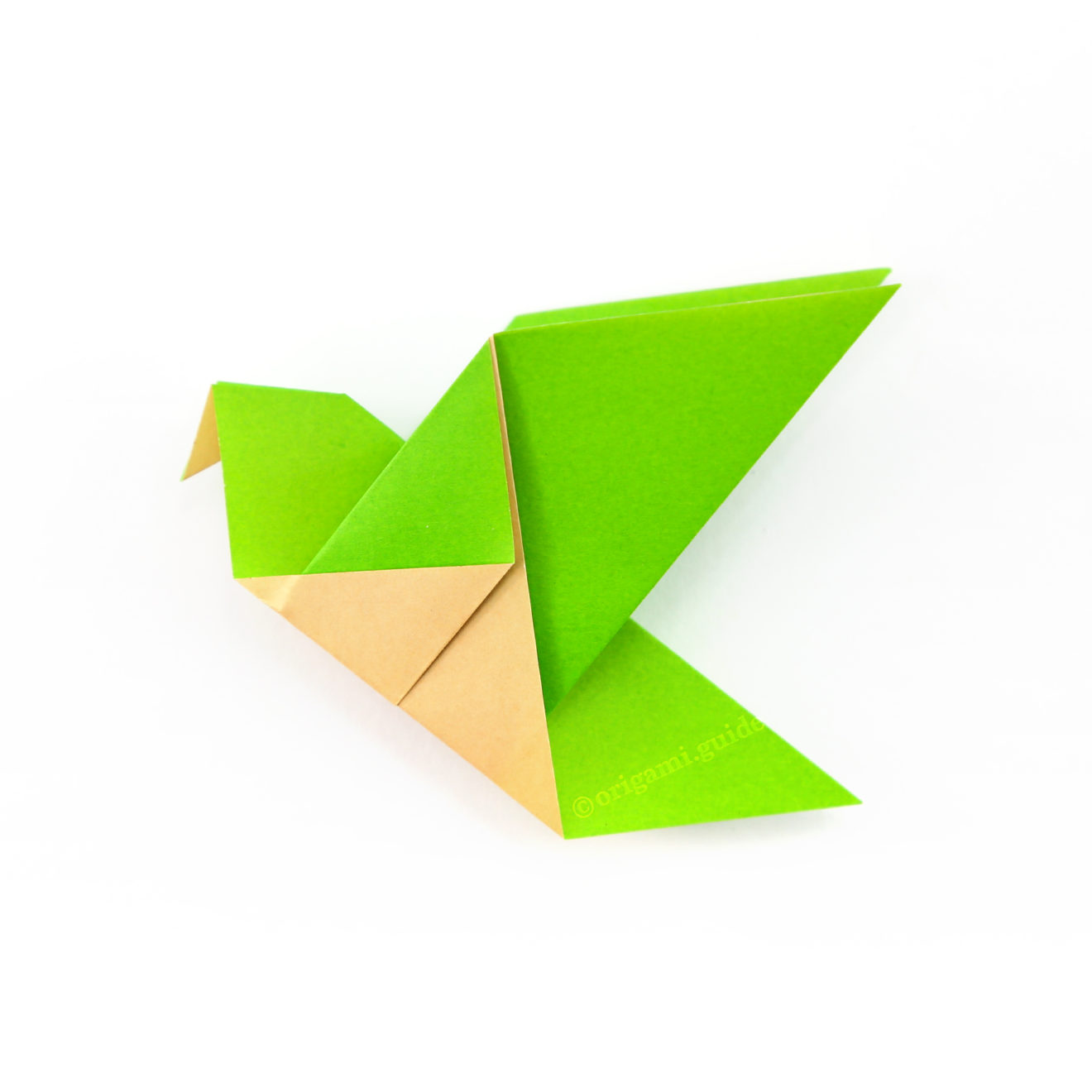 origami bird tutorial 00