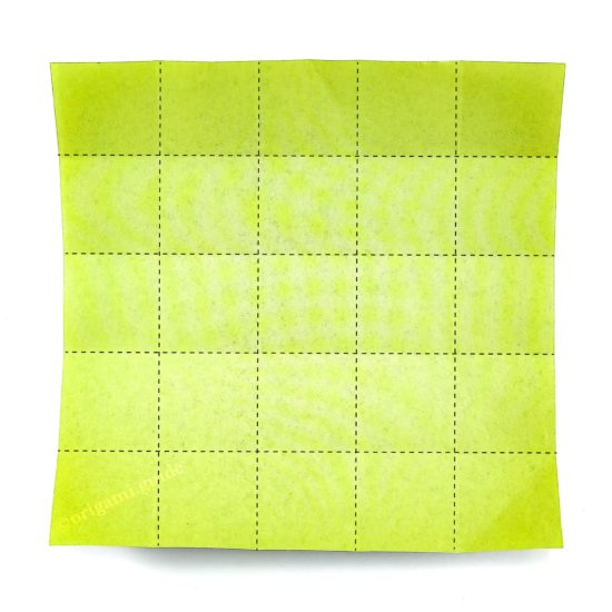 origami fifths 5 x 5 grid 00 1