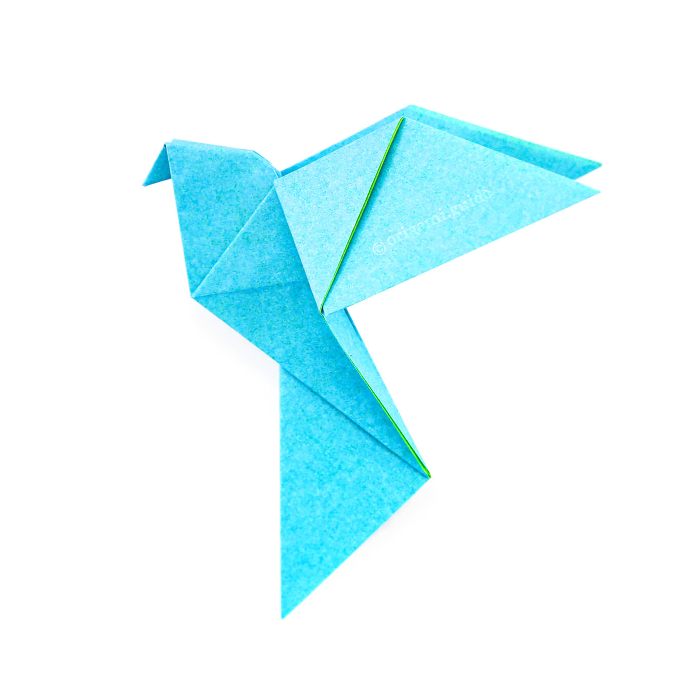 origami dove bird tutorial 00