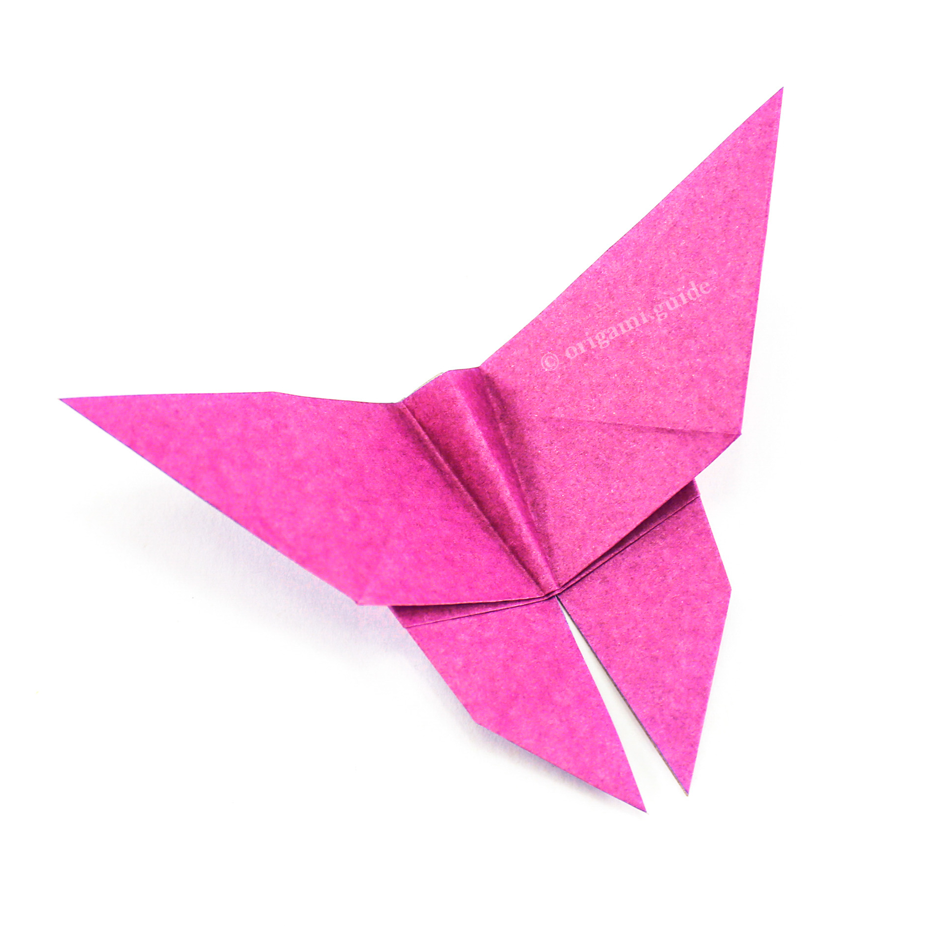 How To Make A Traditional Origami Butterfly - Folding Instructions - Origami  Guide