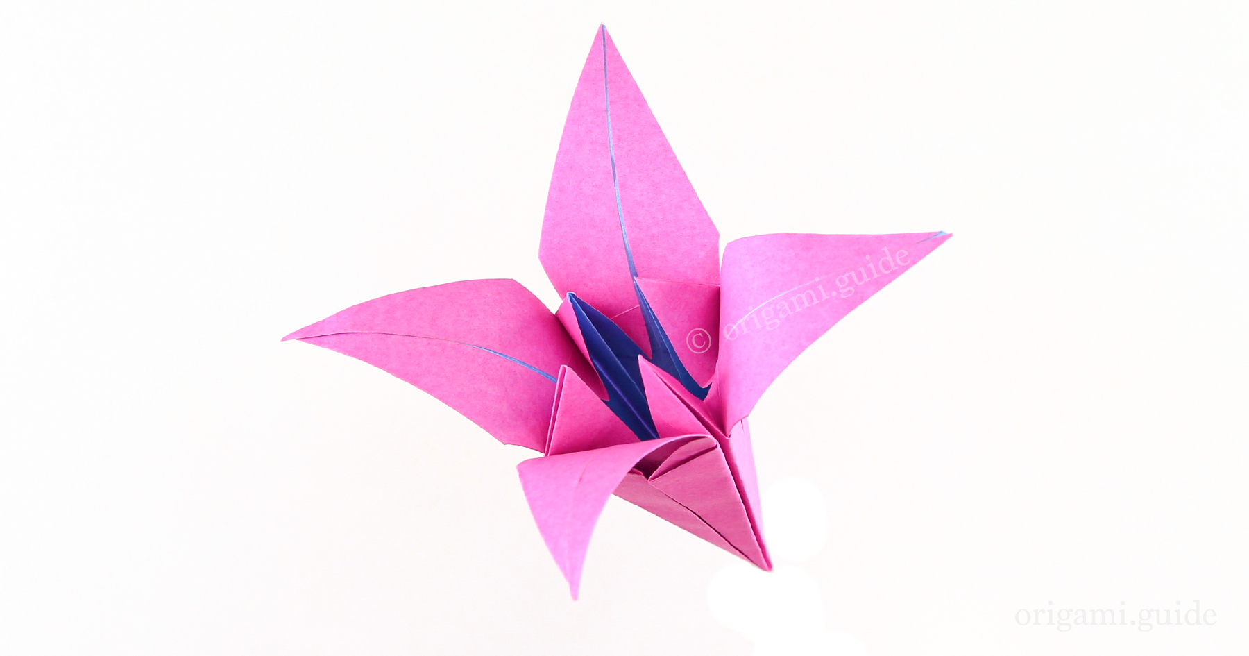 origami lily flower bouquet