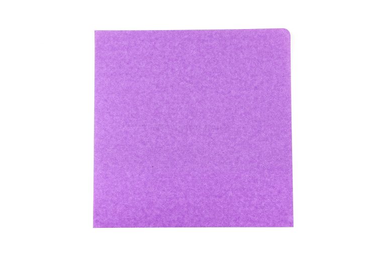 This is the front of our origami paper, the origami bluebell will end up being this colour.