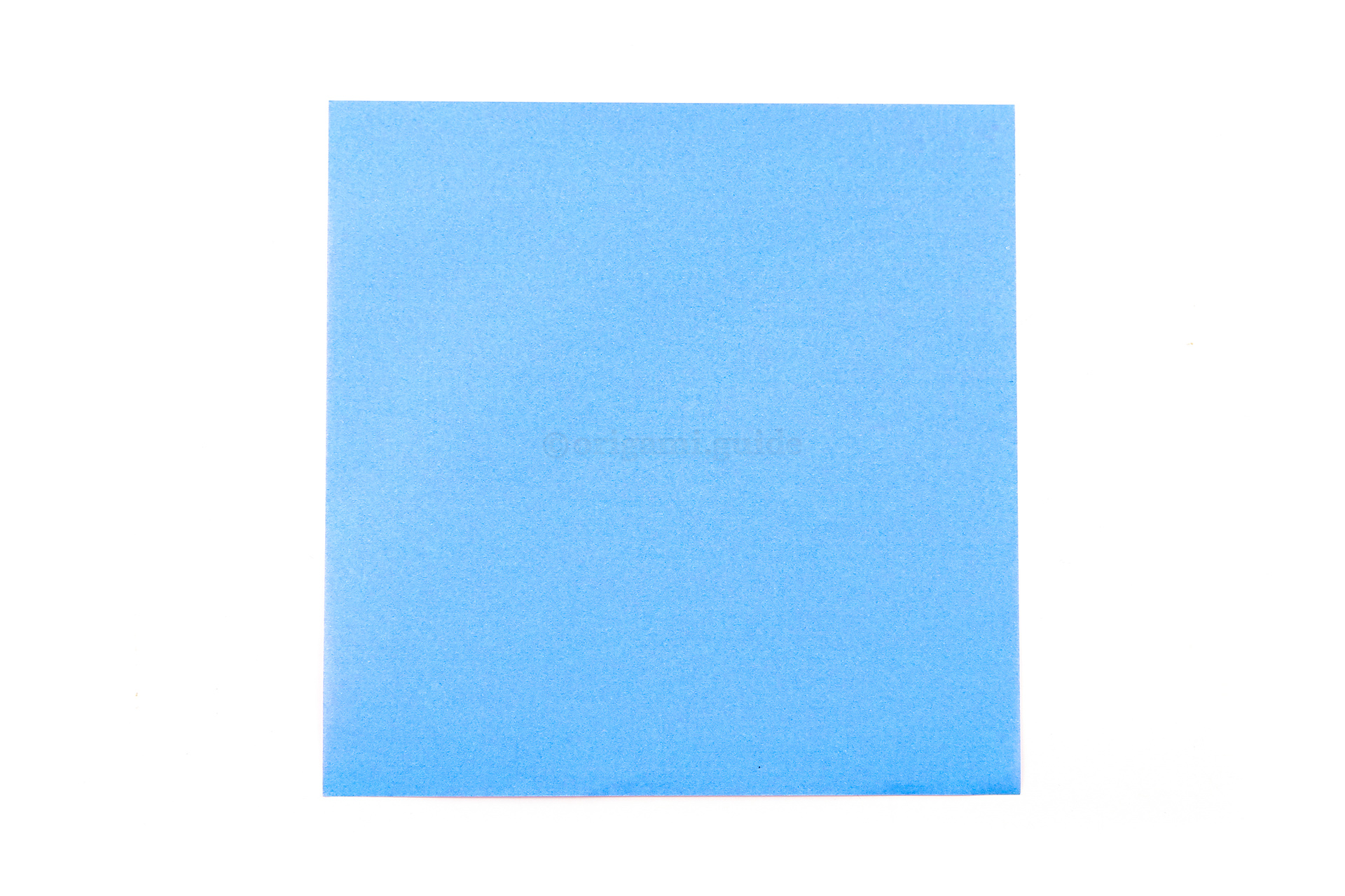This is the back of our origami paper which is often white. You will not see this colour in the final model.