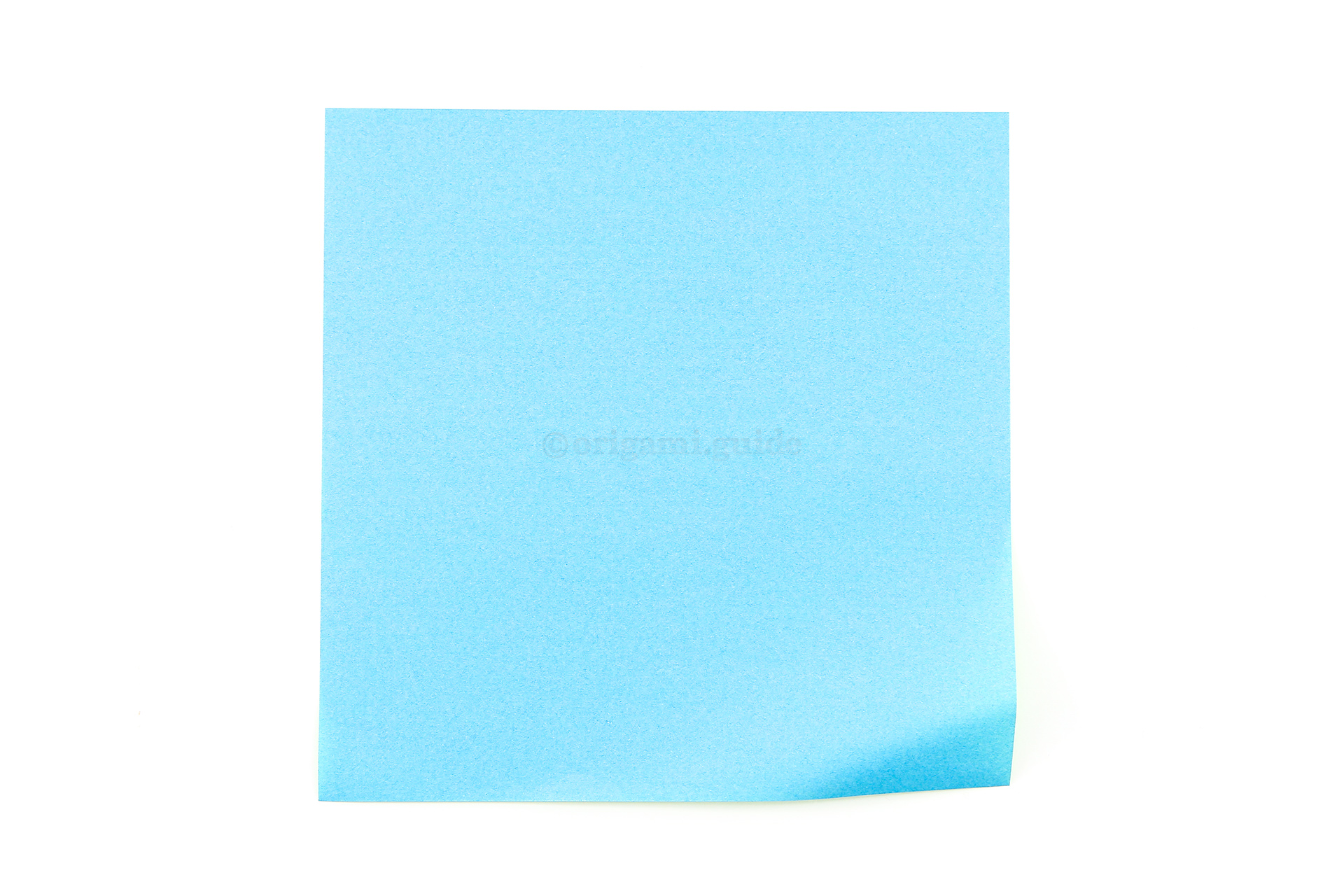 This is the front of our origami paper, the flower will end up being this colour on the front.