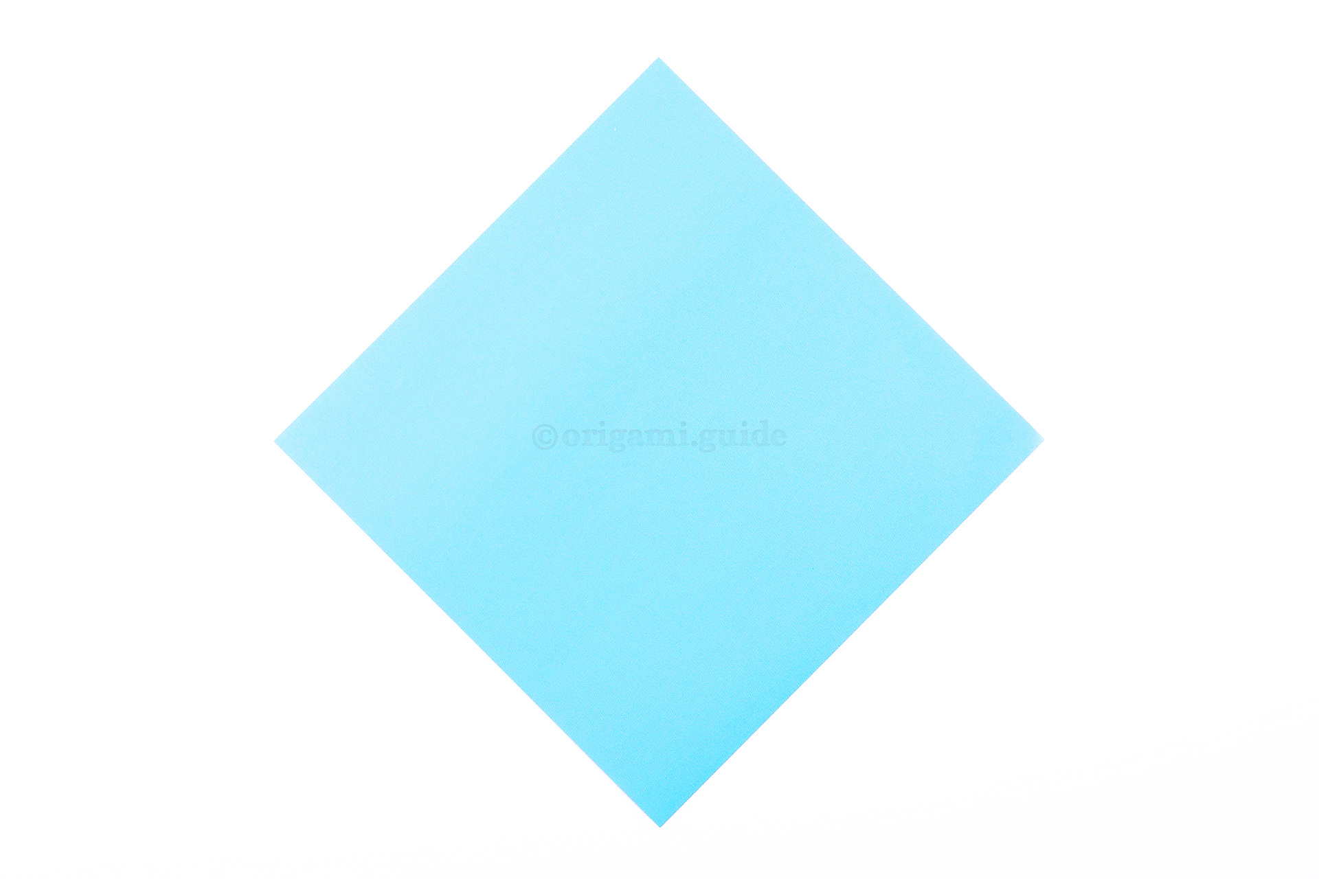 This is the front of our origami paper, your origami egg will end up this color.