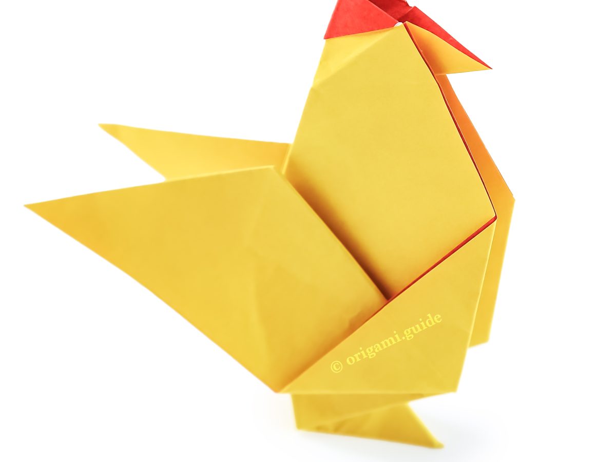 Origami Rijjeun Origami Instructions Origami Easy Origami Diagrams Origami Rooster