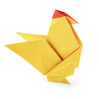 origami chicken tutorial 00