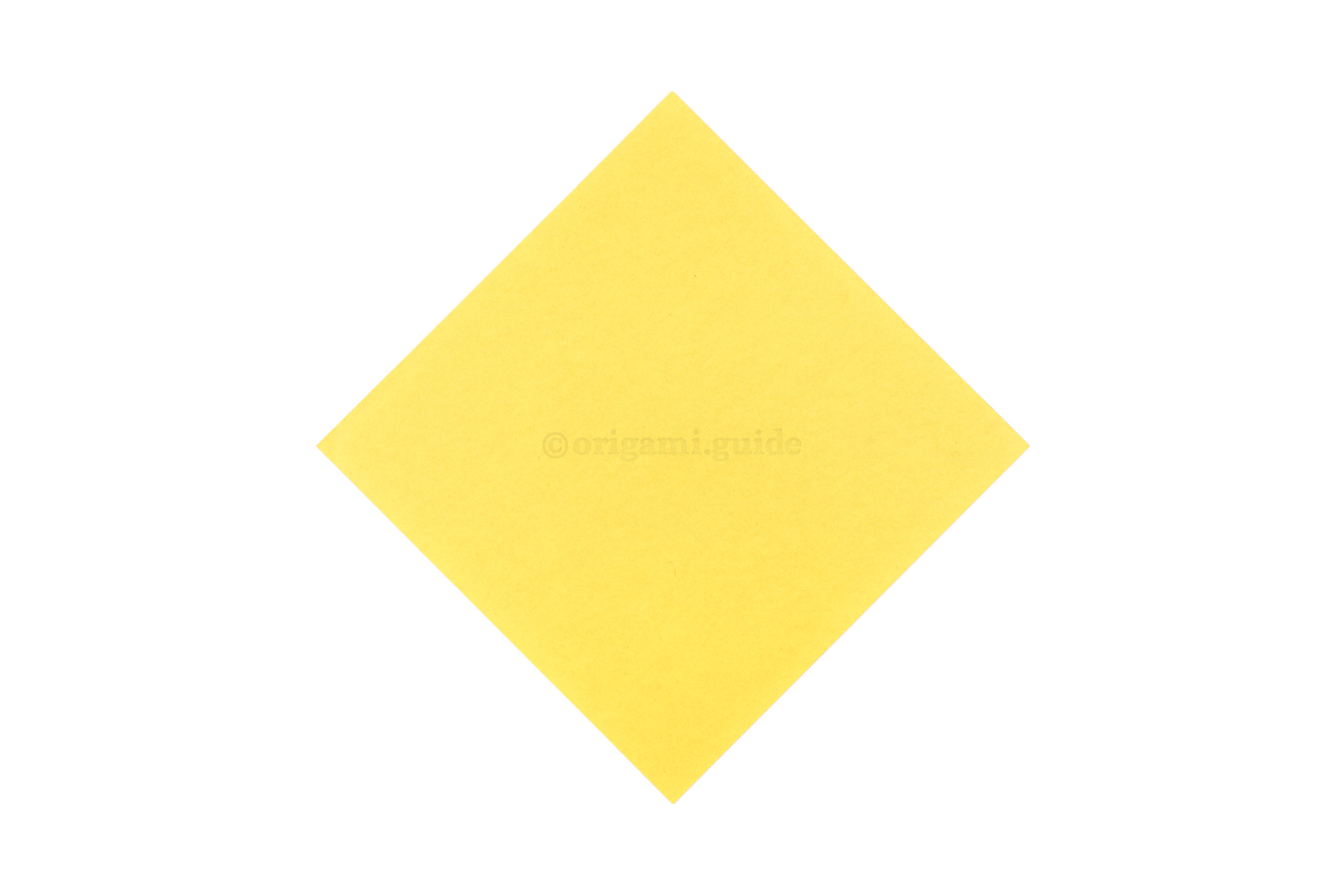 This is the front of our origami paper, the origami chicken will end up being mostly this colour.