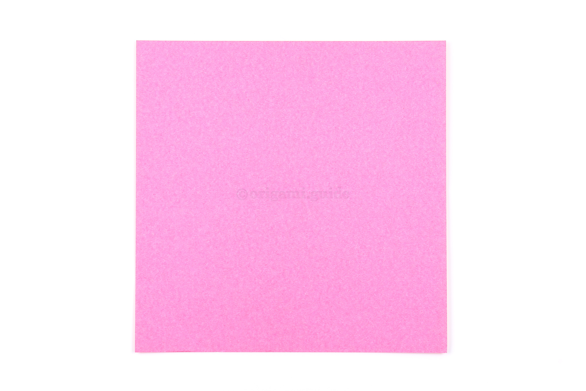 This is the front of our origami paper, this colour will be the only visible colour on the finished model.