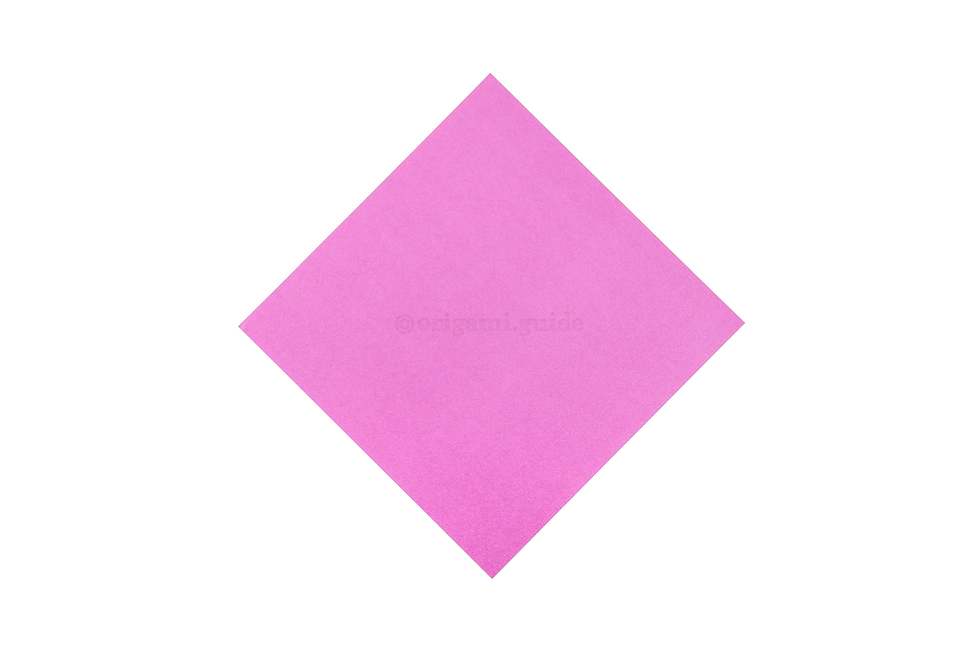 This is the back of the origami paper, which may be white if you are using origami paper. This colour will not be visible in the final bunny face.