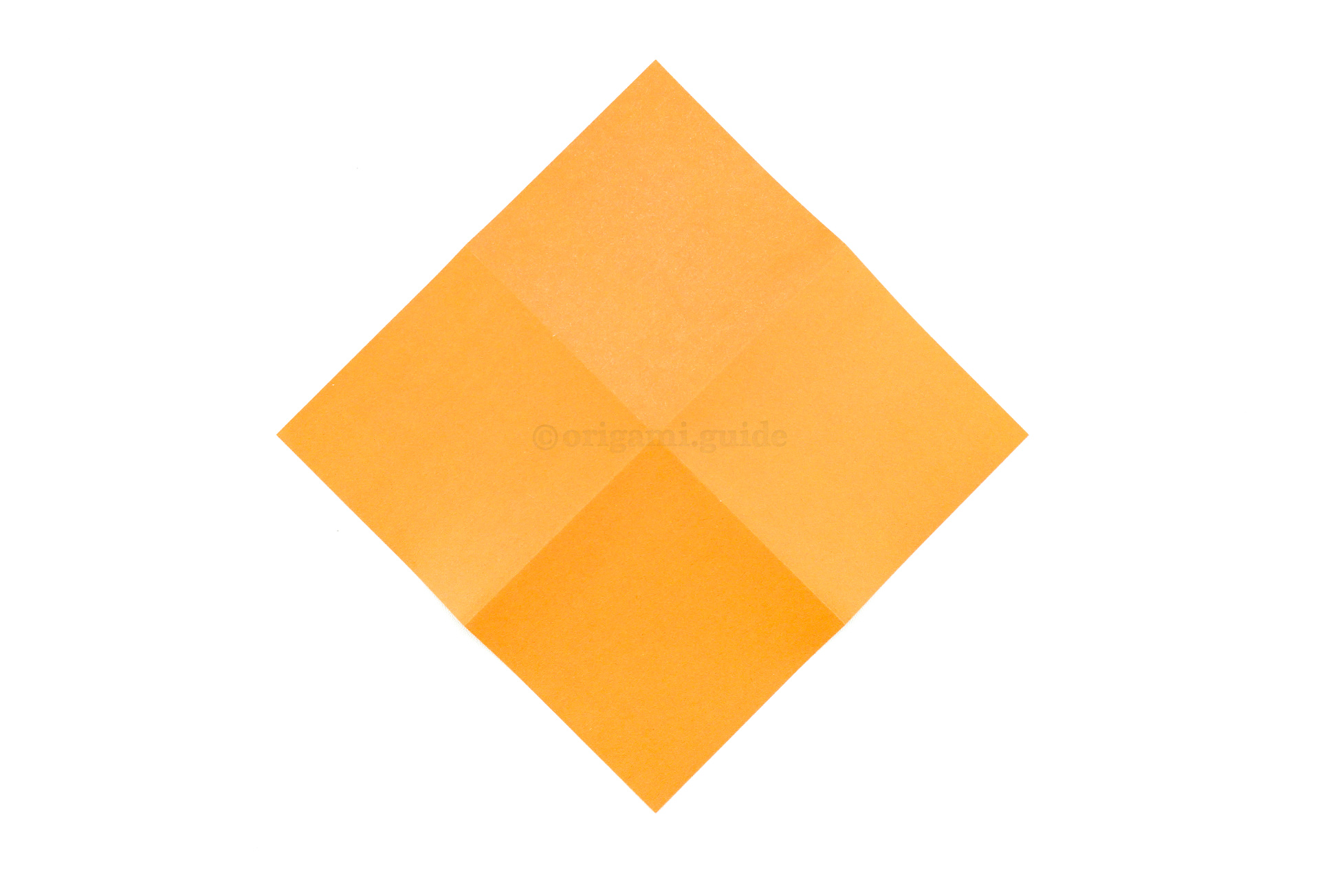 Flip the paper over to the other side and rotate it.