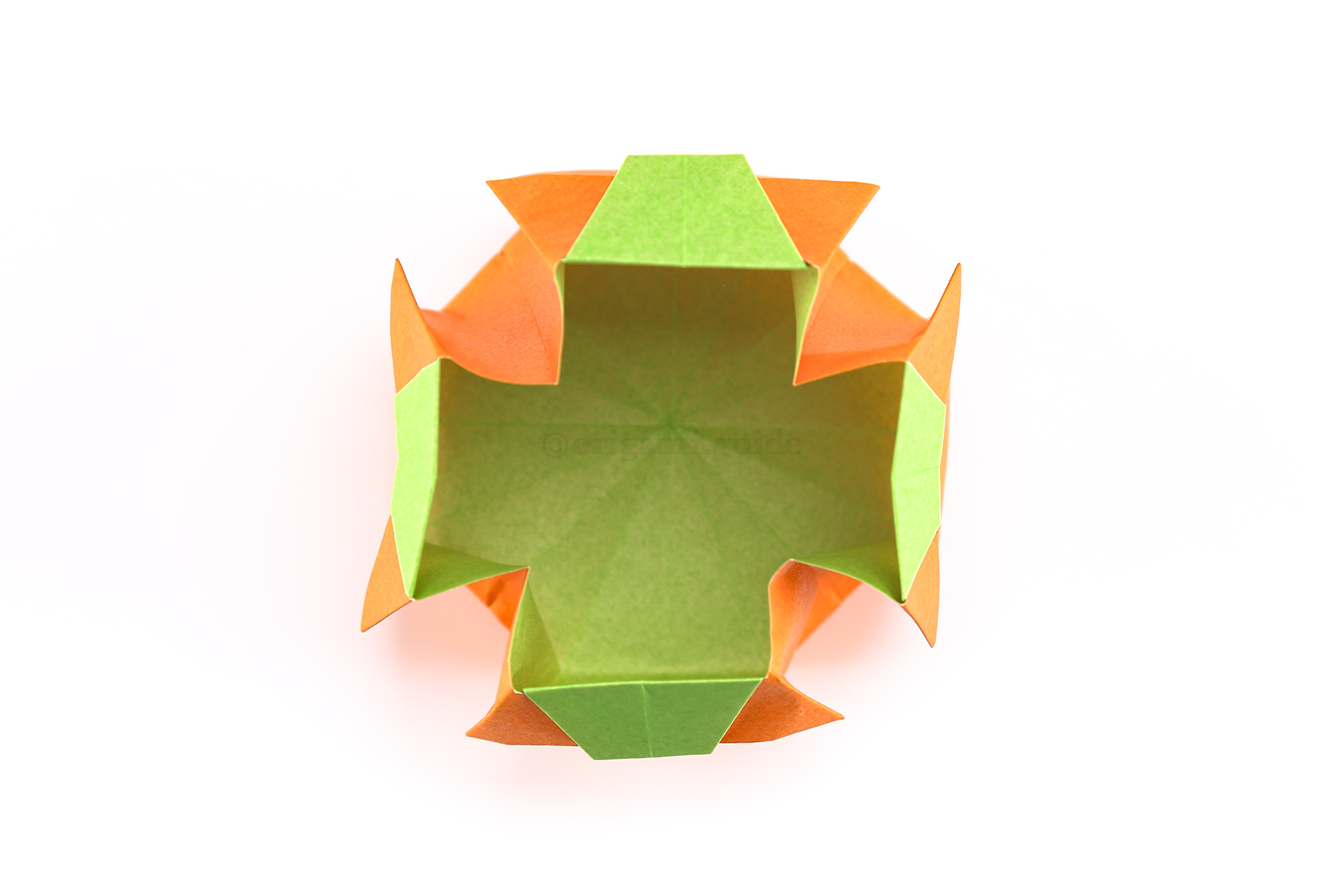 Step 36 - Try to shape the basket so that this is the shape you see from the top.