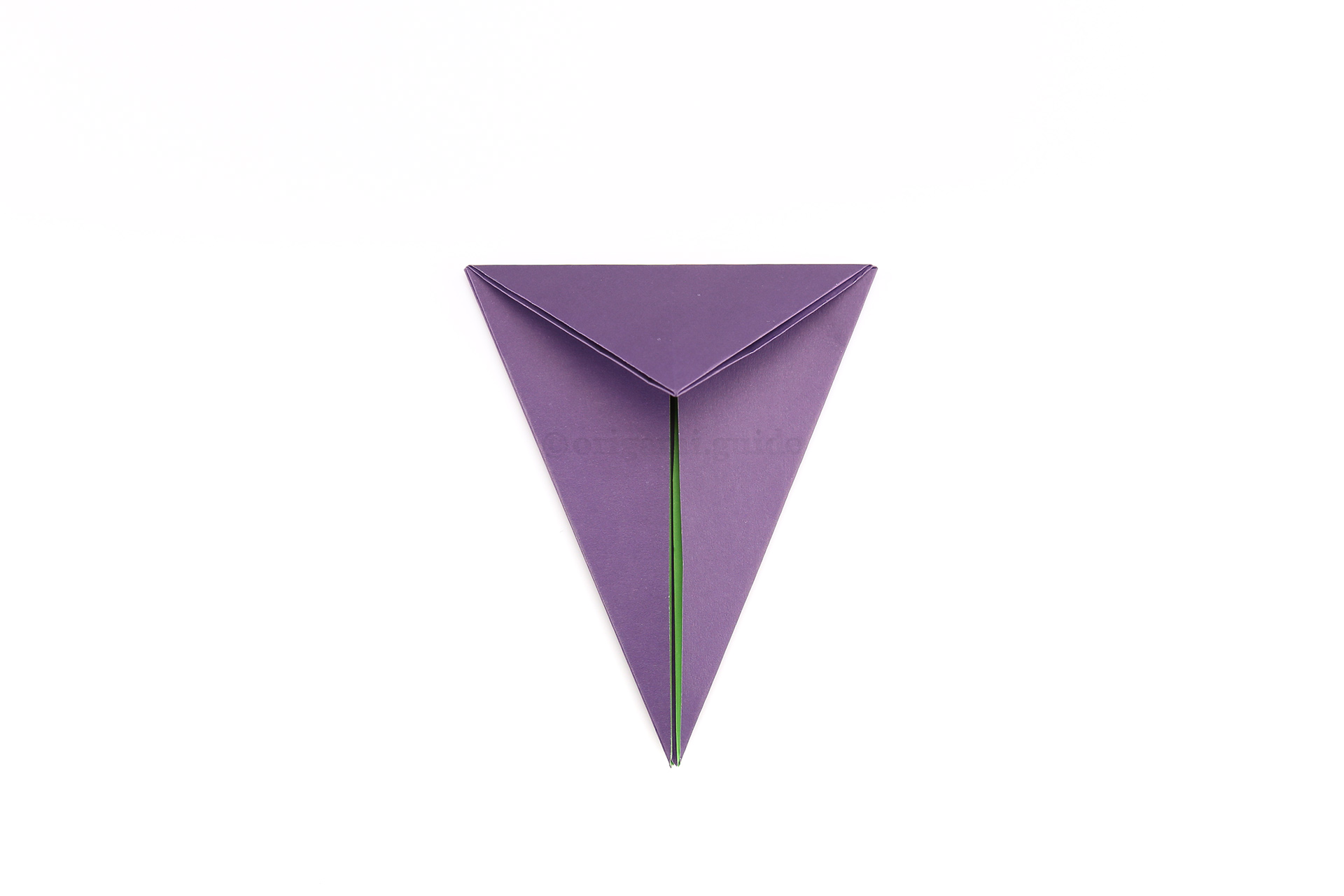 Fold the top point down.