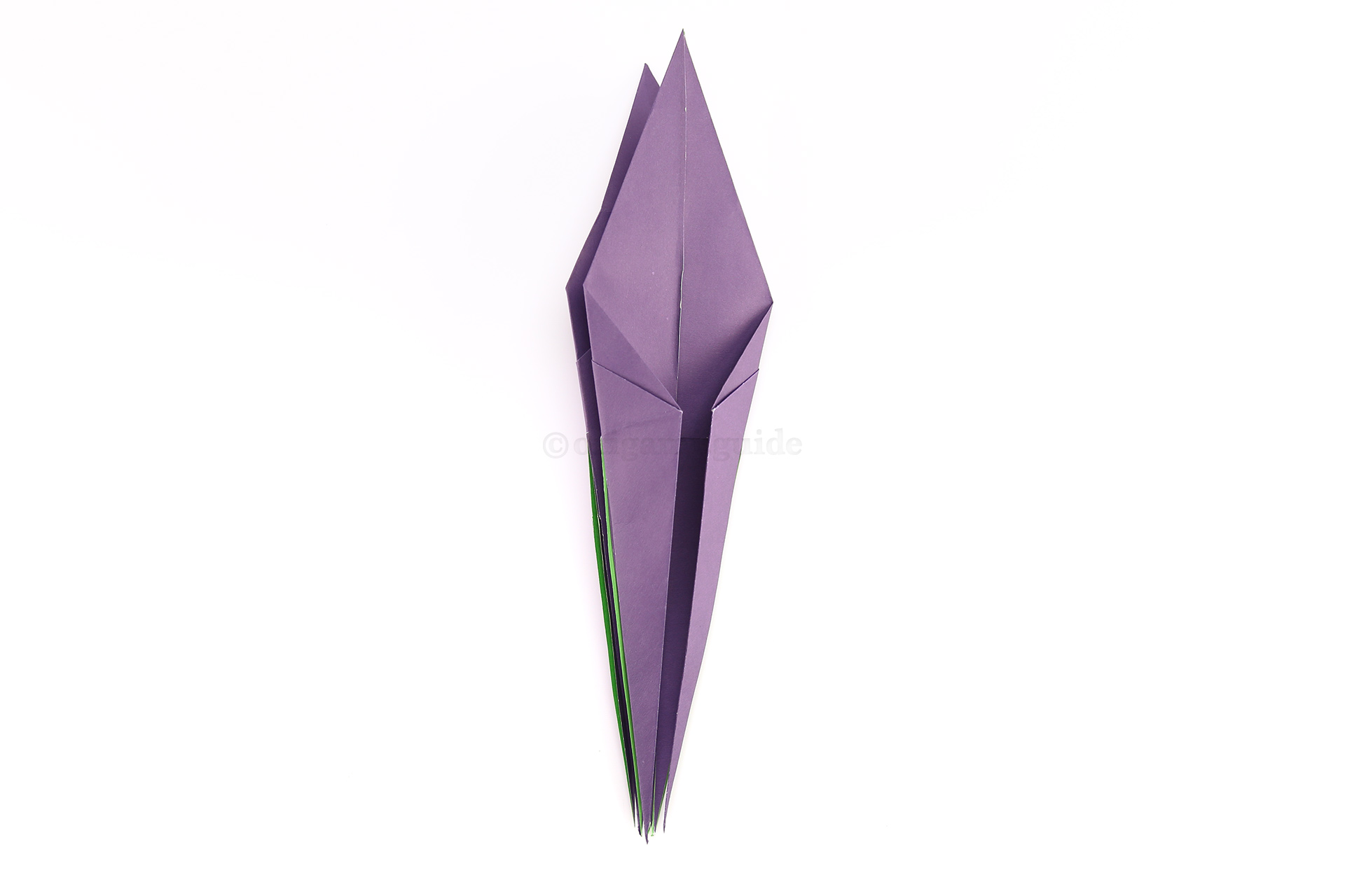 Re-fold these lower flaps as well.