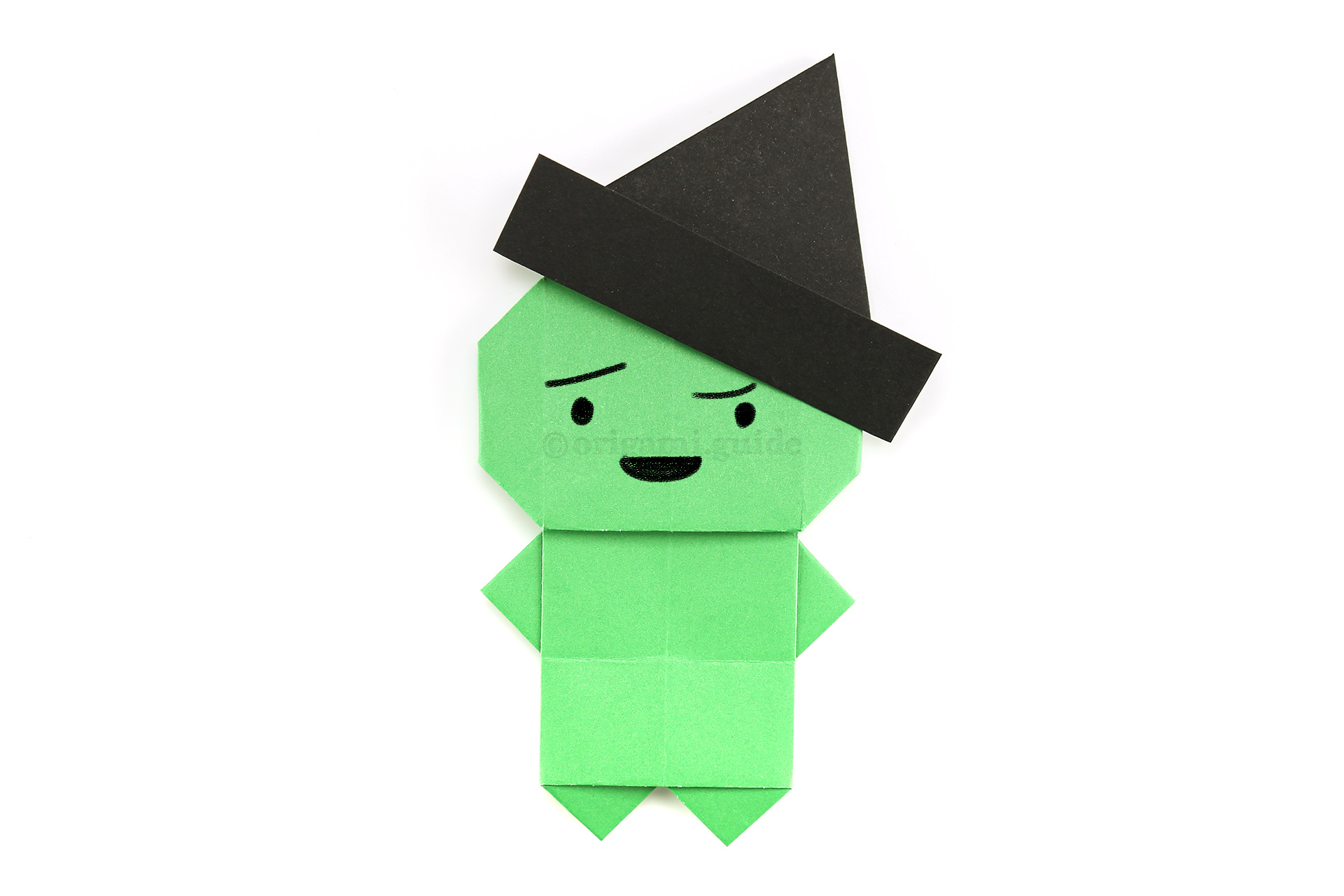 How To Fold An Easy Origami Witches Hat