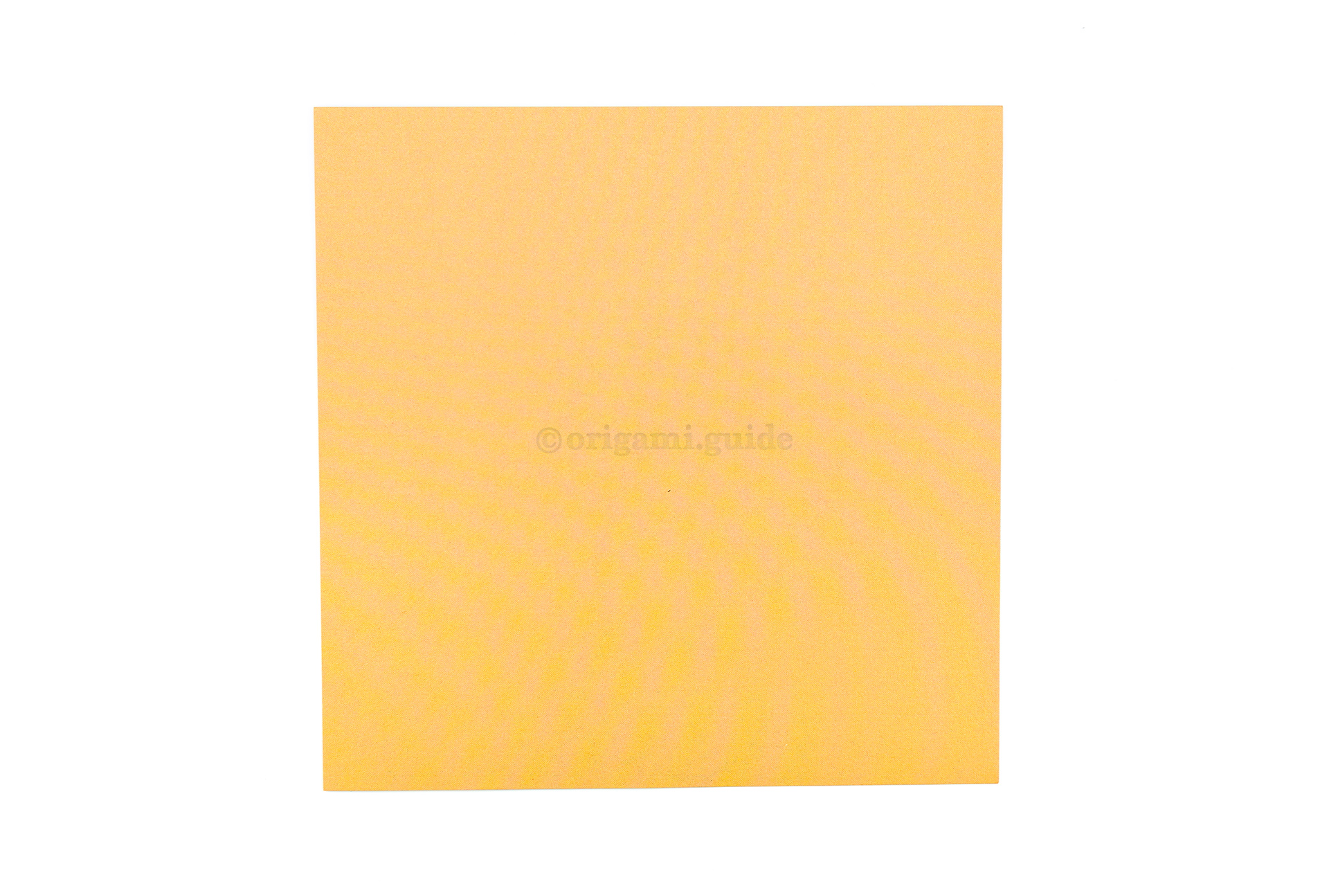 Step 1 - This is the front of our origami paper.