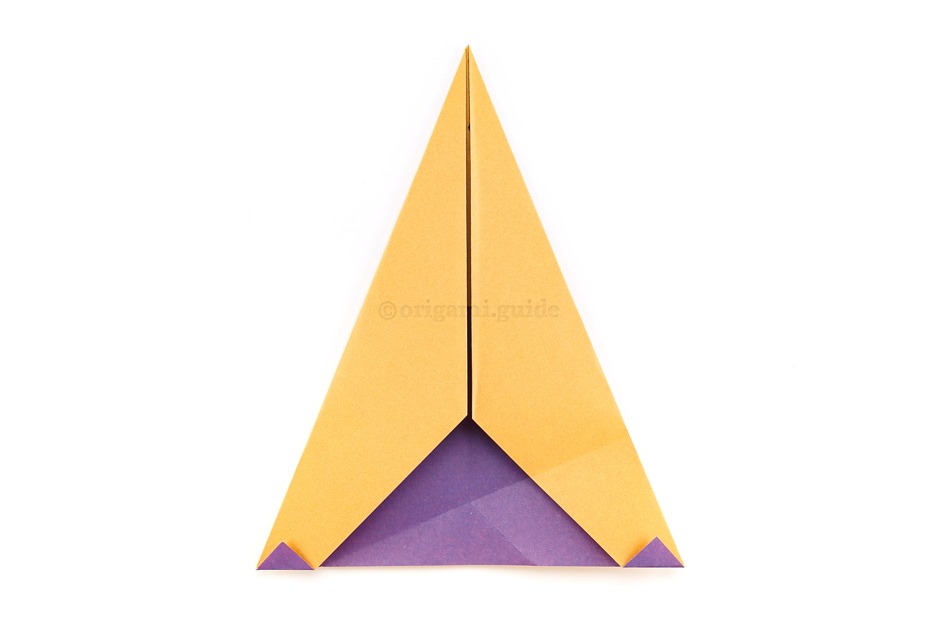 Step 11 - Unfold to this point.