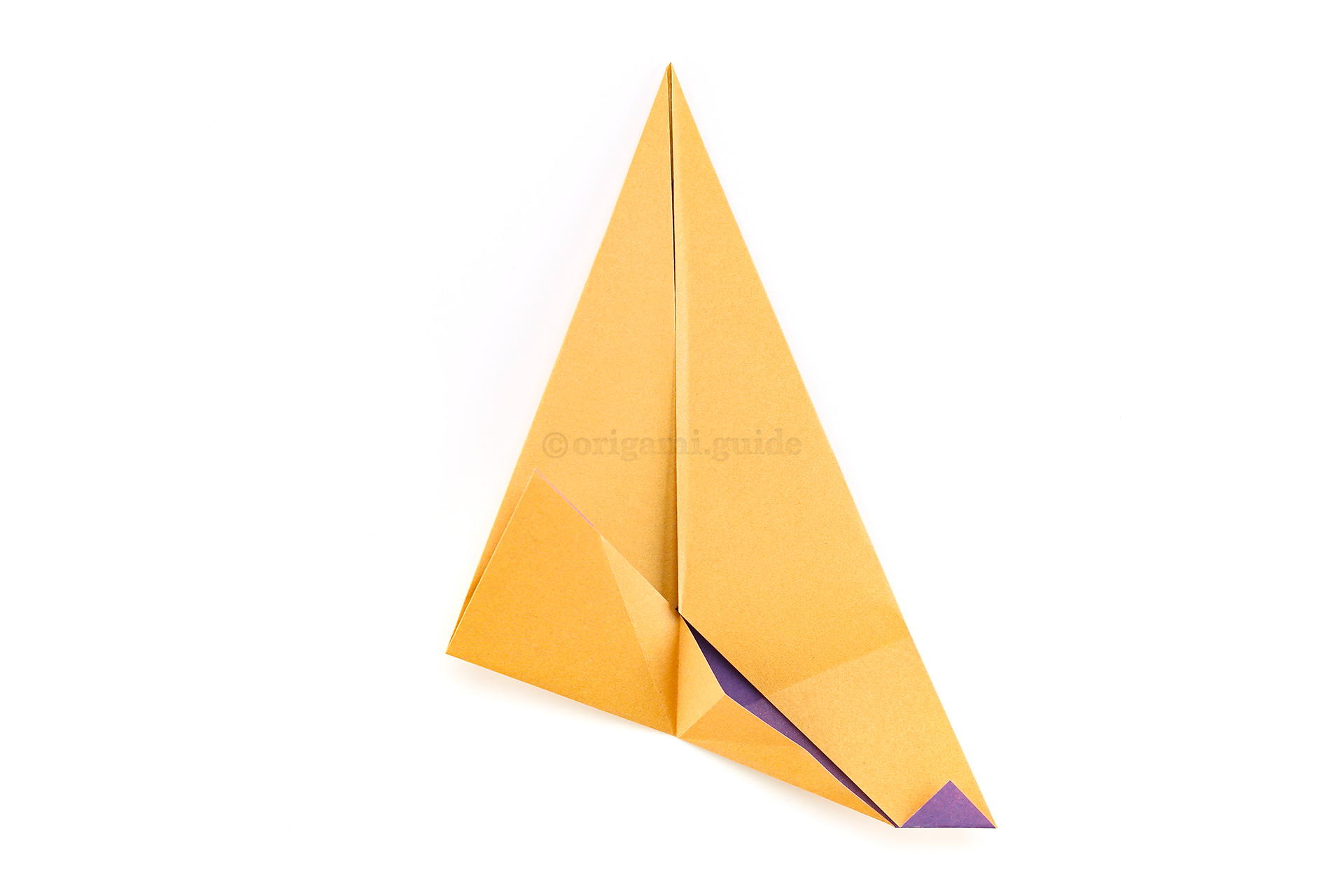 Step 14 - Unfold to this point.