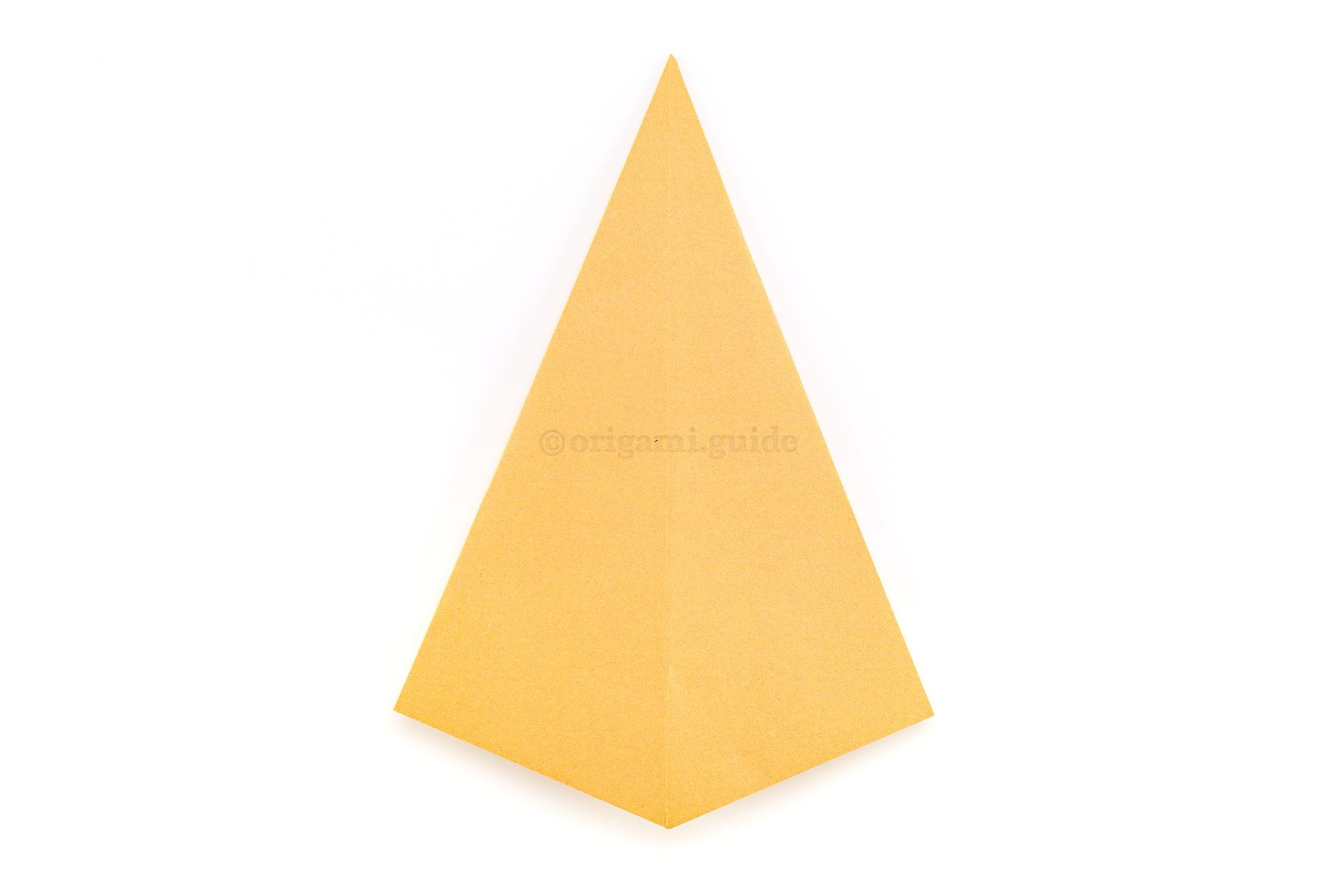 Step 20 - Flip the paper over to the other side.