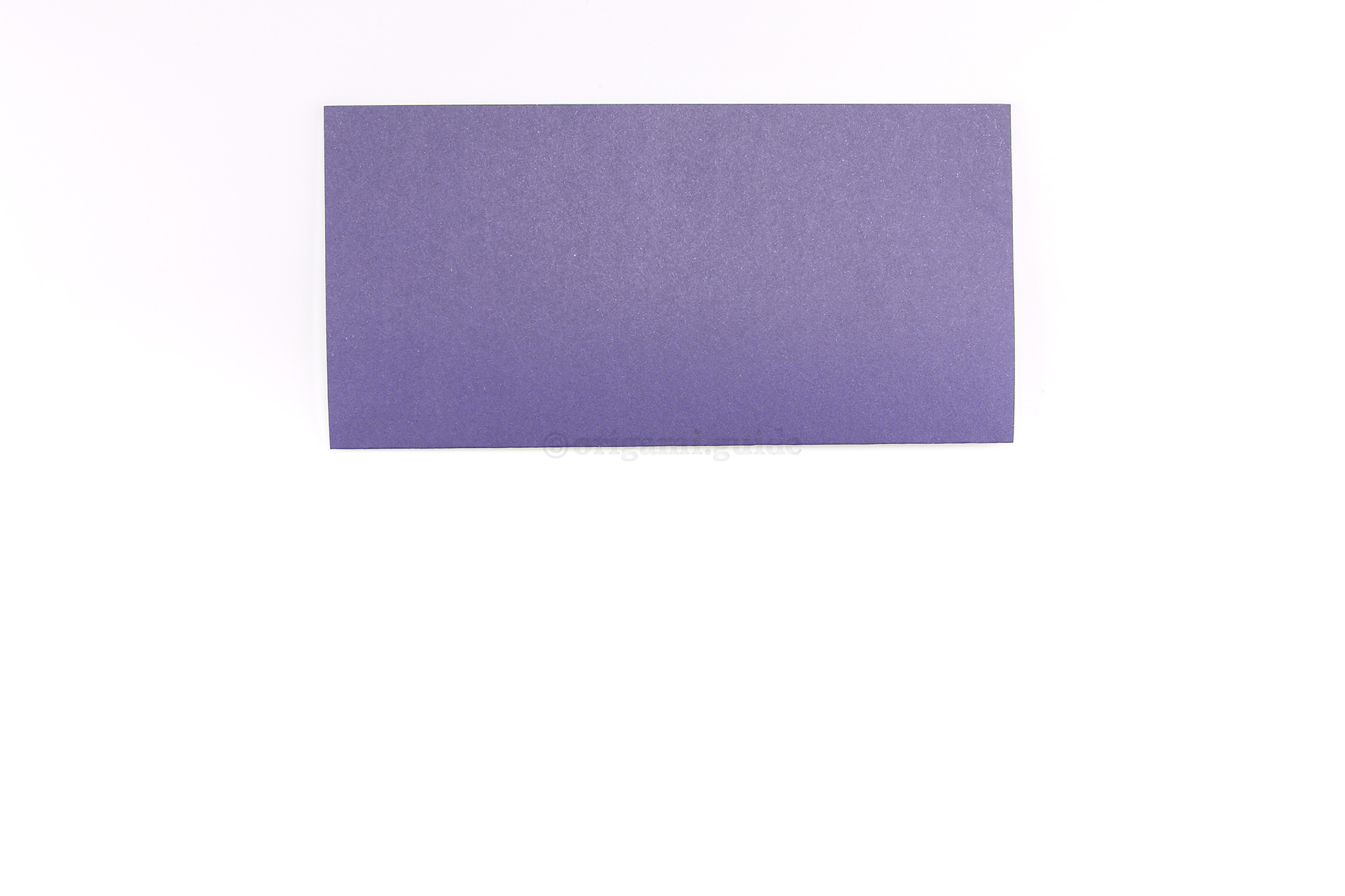Step 2 - Fold the bottom edge up to the top edge.