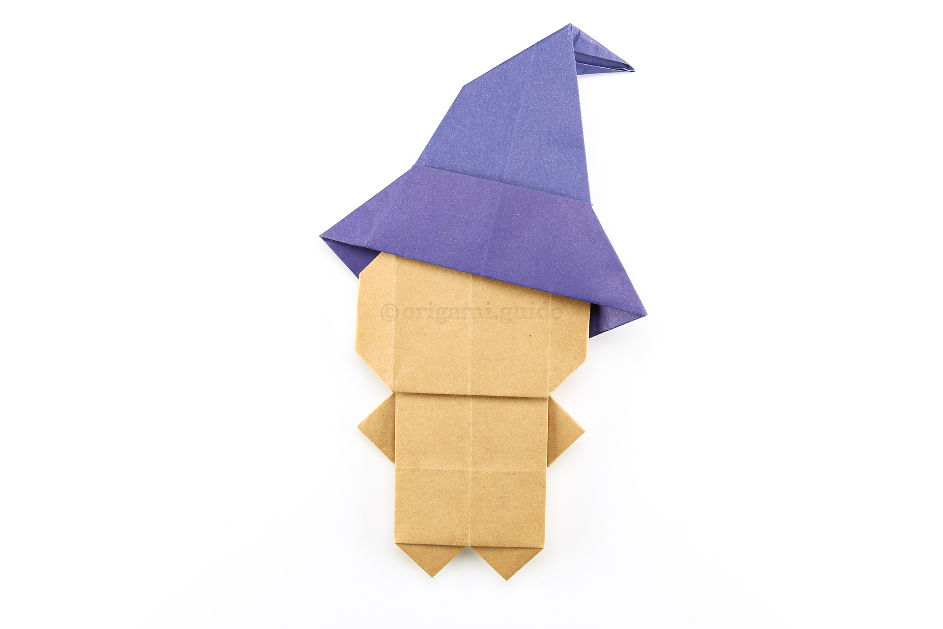 How To Make A Pointy Origami Witch Hat